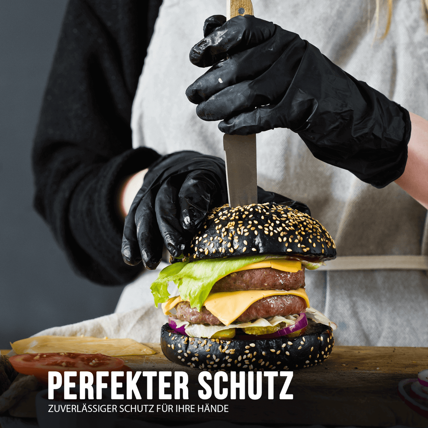 Nitrilhandschuhe 100er Box - schwarz
