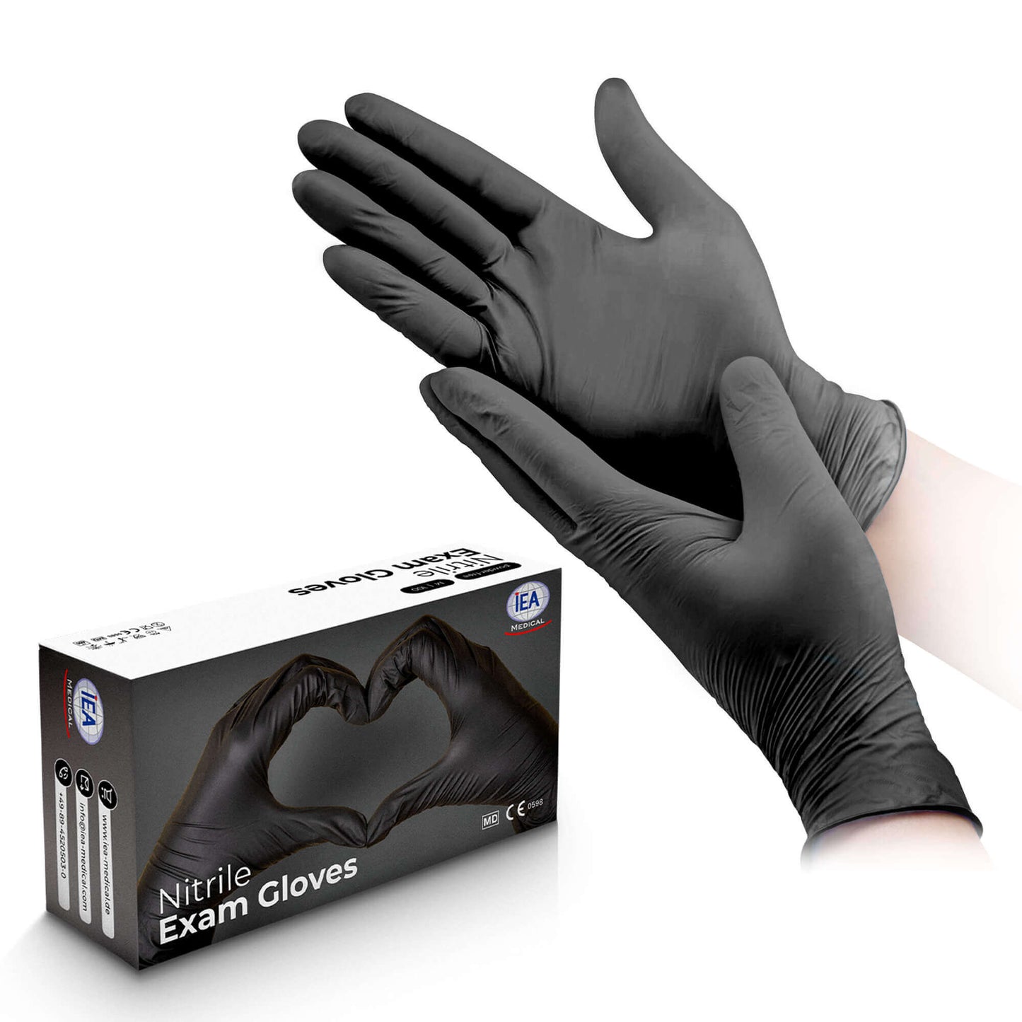Nitrilhandschuhe 100er Box - schwarz