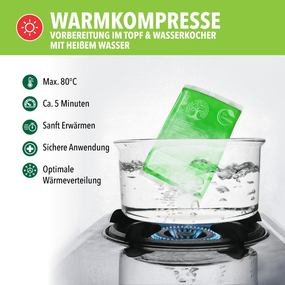 IEA Green Kalt-Warm-Kompressen