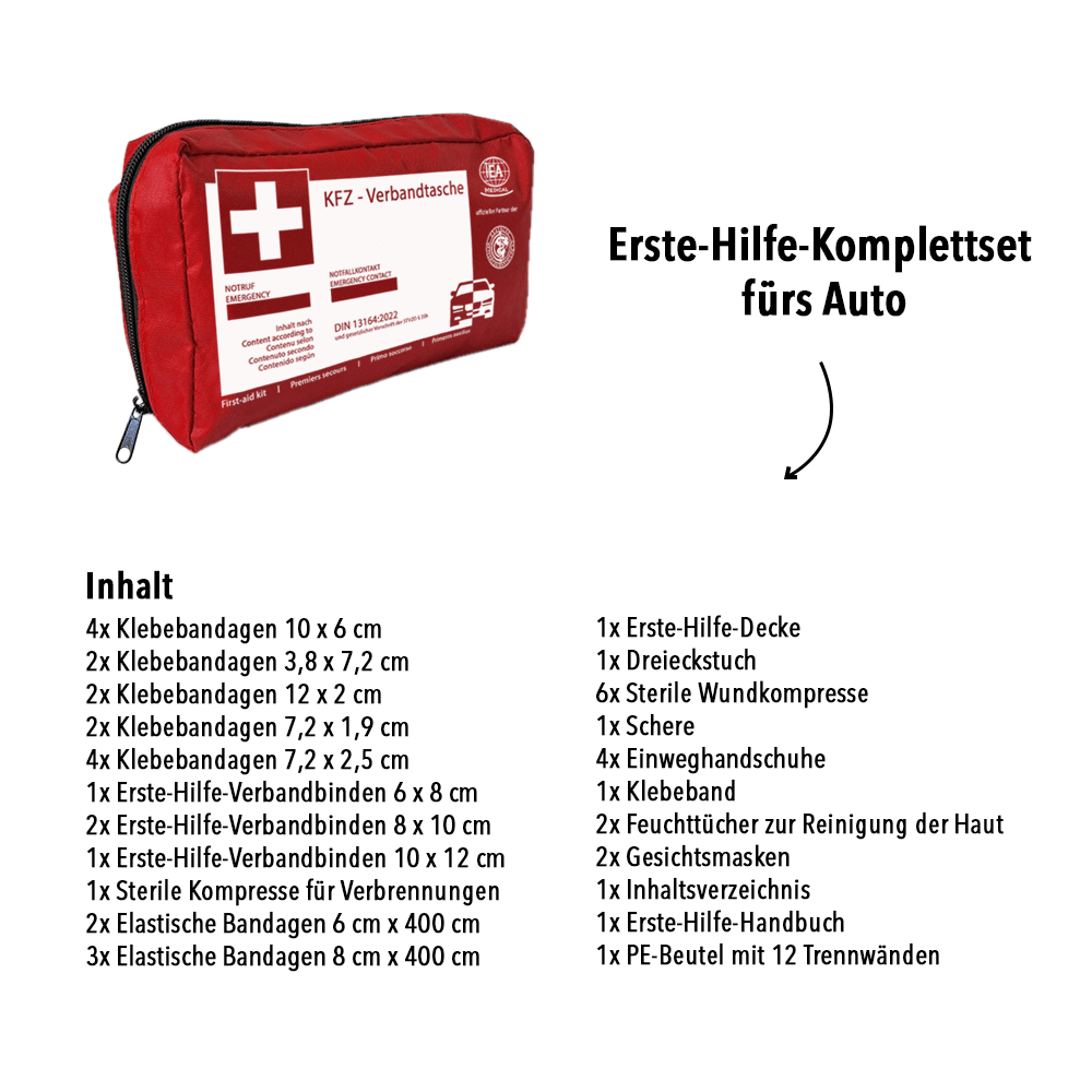 Verbandskasten Auto - DIN13164