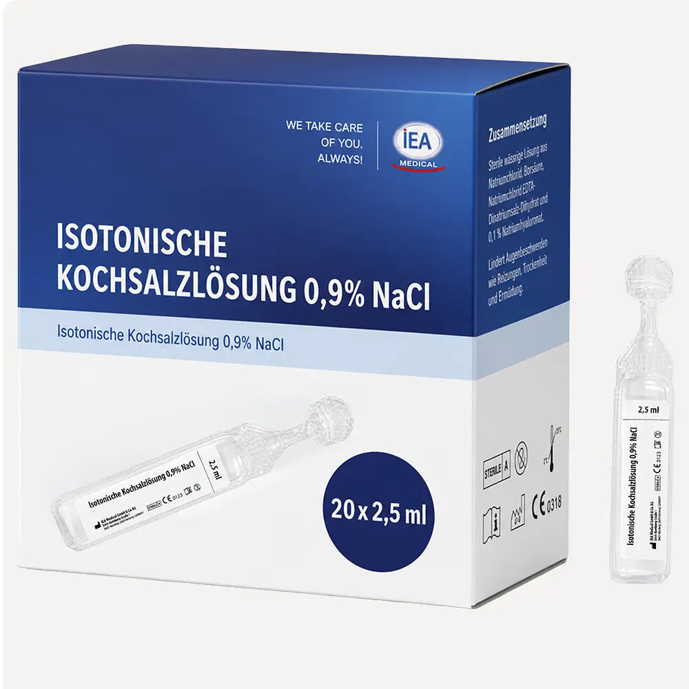 Kochsalzlösung 0,9 % - 2,5 ml zum Inhalieren