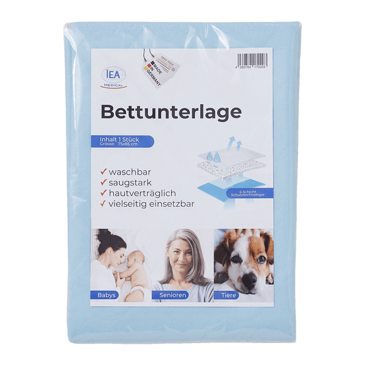 Waschbare Bettunterlage - 75x85cm