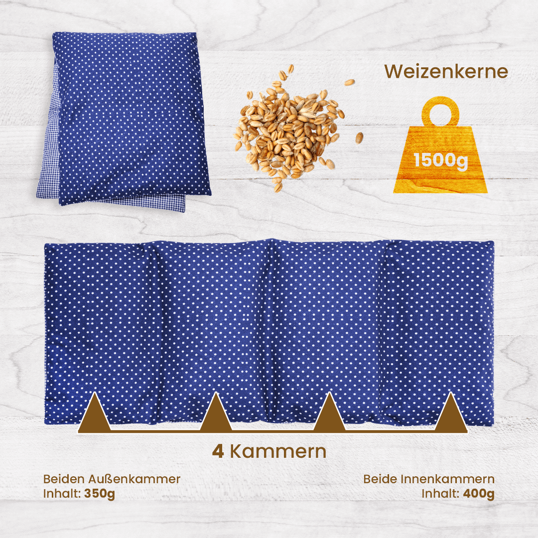 4 Kammern des Körnerkissens