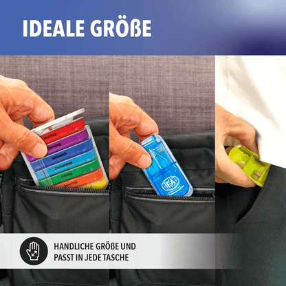 Set- Medikamentenbox  und Tablettenzerteiler