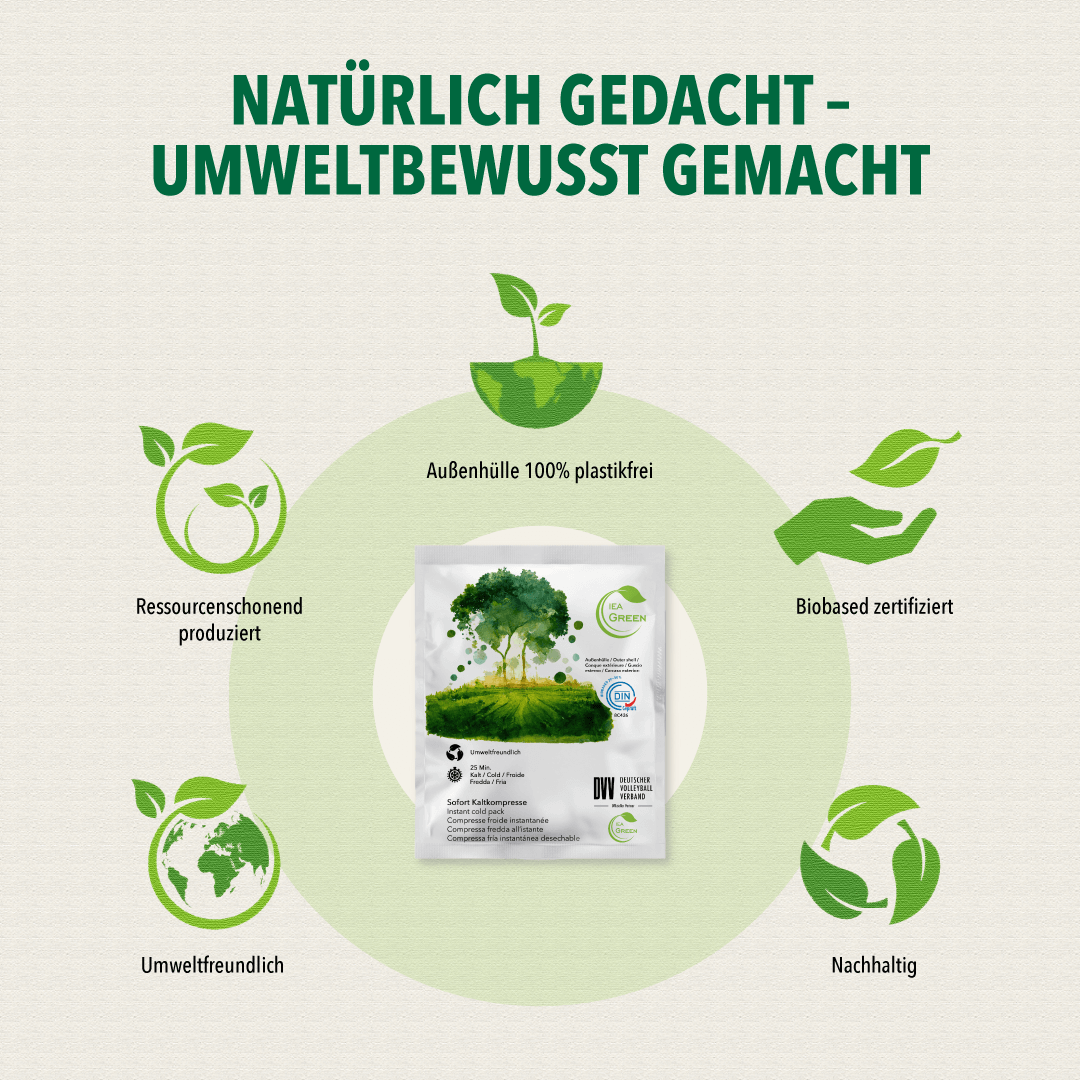 IEA Green Sofort Kältekompressen