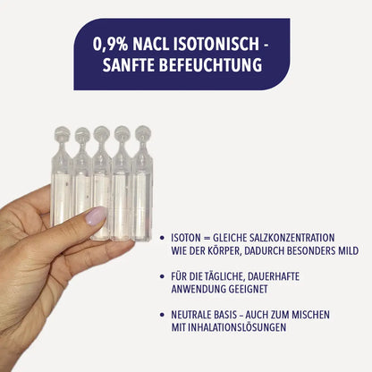 Kochsalzlösung 0,9 % - 2,5 ml zum Inhalieren