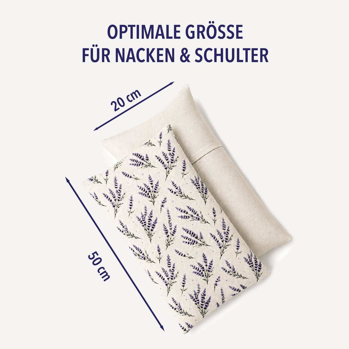 Körnerkissen mit Lavendel