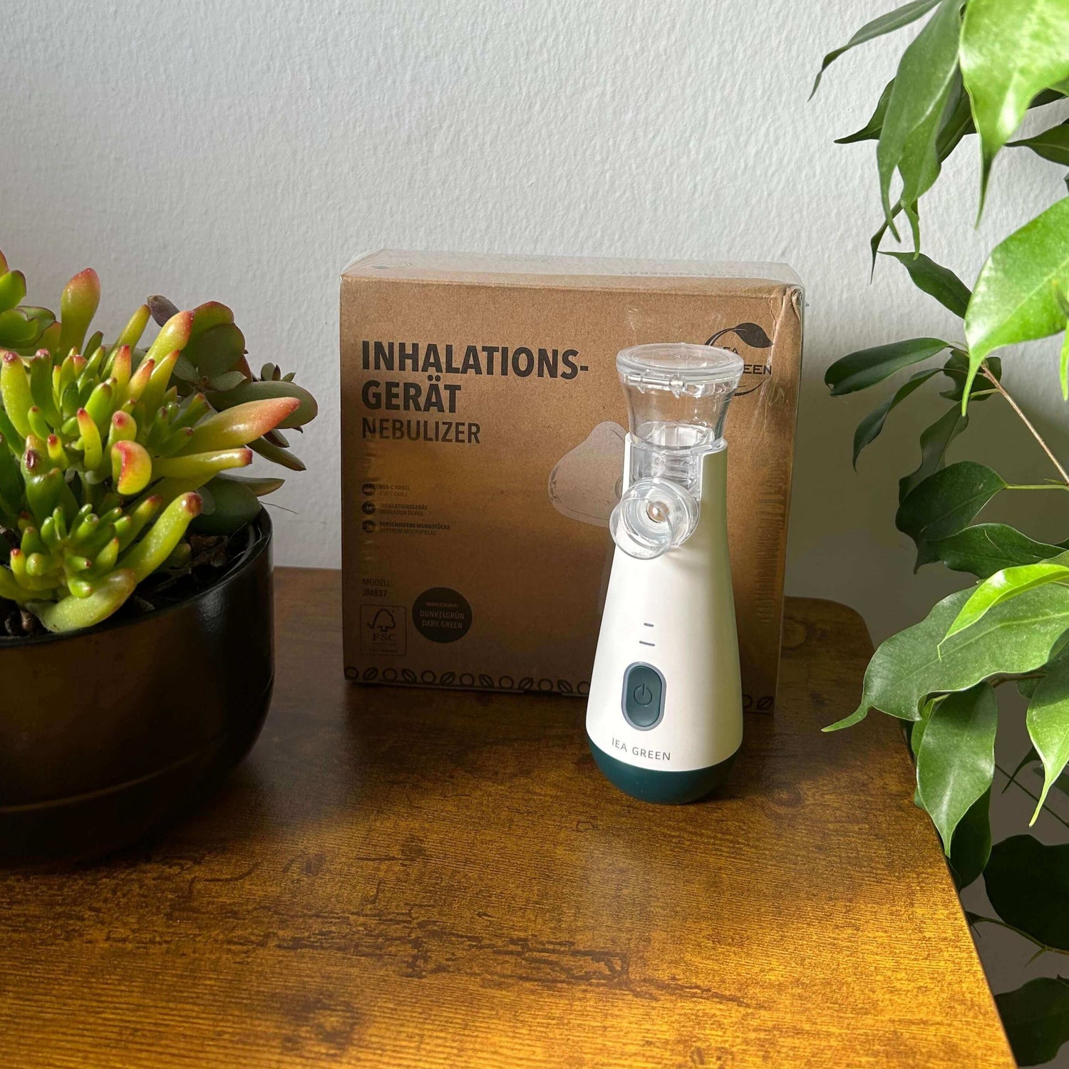 IEA Green Inhaliergerät nachhaltig verpackt