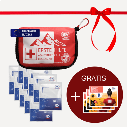 Ski Health Set Bundle bestehend aus Erste Hilfe Set und Sofort-Kalt-Kompressen