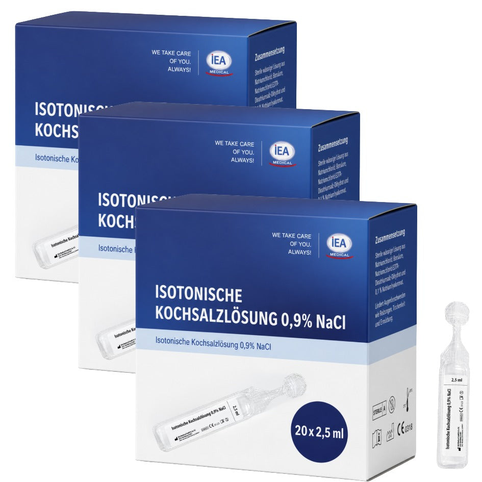 Kochsalzlösung 0,9 % - 2,5 ml zum Inhalieren