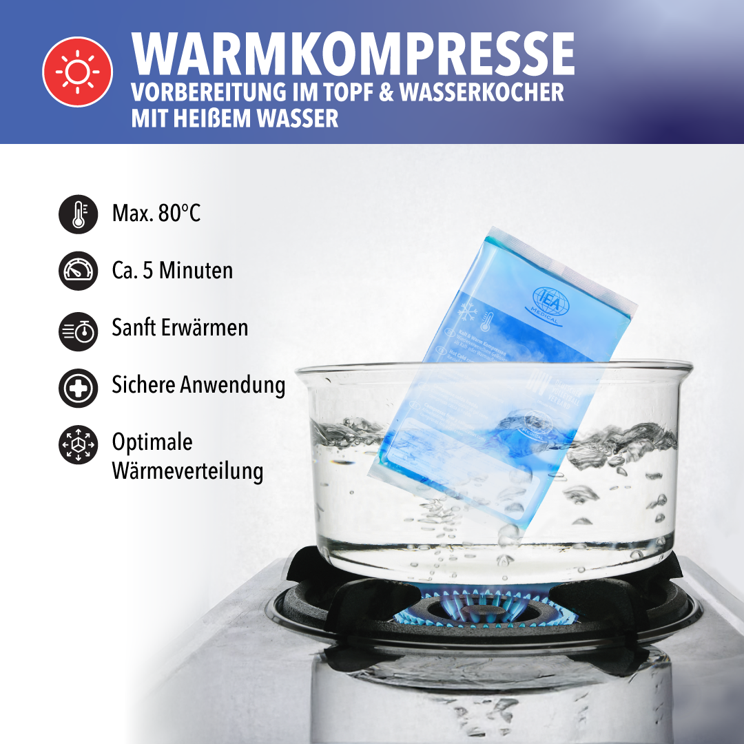 IEA Medical - Bundle - Kalt Warm Kompresse 12x20 & 13x14