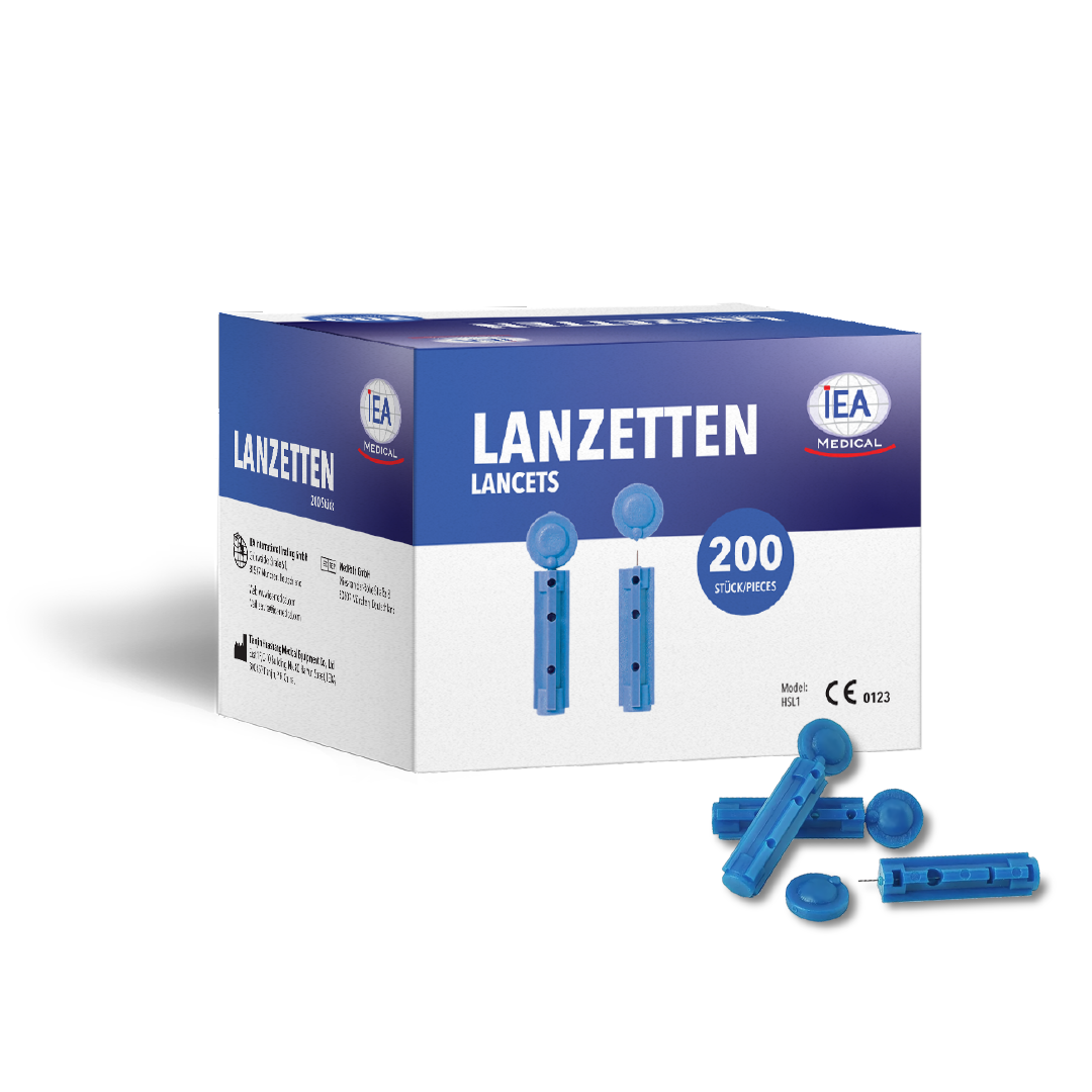 Blutzucker Lanzetten - 200er Box – einzeln