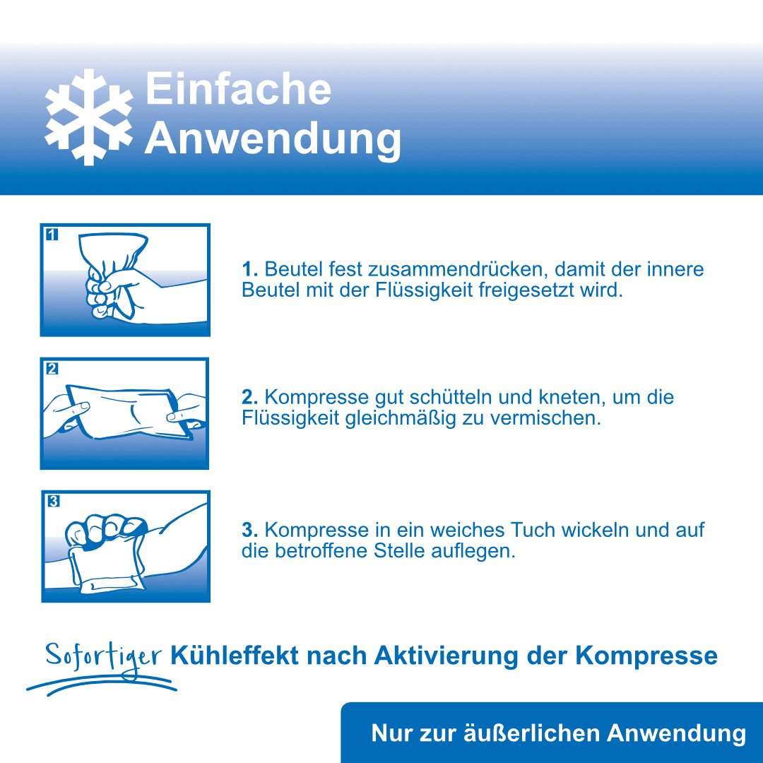 IEA Medical Instant Cold Compress - Box of 50 - single