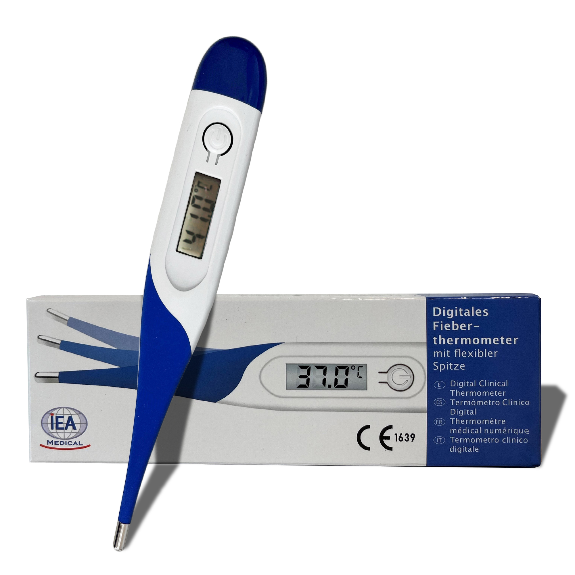 Digitales Fieberthermometer mit flexibler Spitze